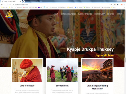 bhutan website maintenance service