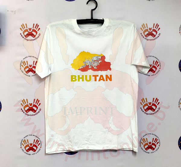 Bhutan custom round neck tshirts
