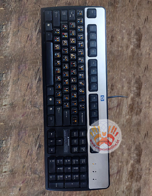 Bhutan English Dzongkha Keyboard Sticker