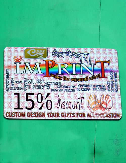 imprint thimphu custom loyalty cards
